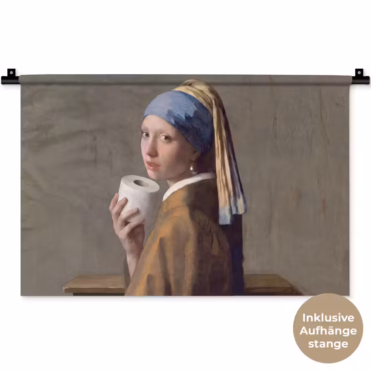 Klassiek - Humor - Kleurrijk Wandkleed katoen klein -t3d_DE