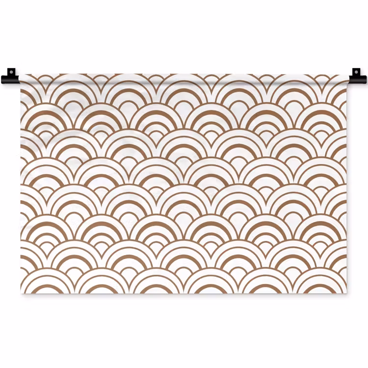 Klassiek - Motief - Terracotta Wandkleed katoen klein 269 -zz3d