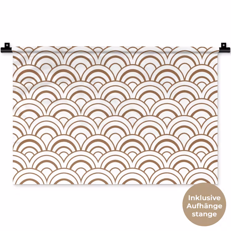 Klassiek - Motief - Terracotta Wandkleed katoen klein 269 -t3d_DE