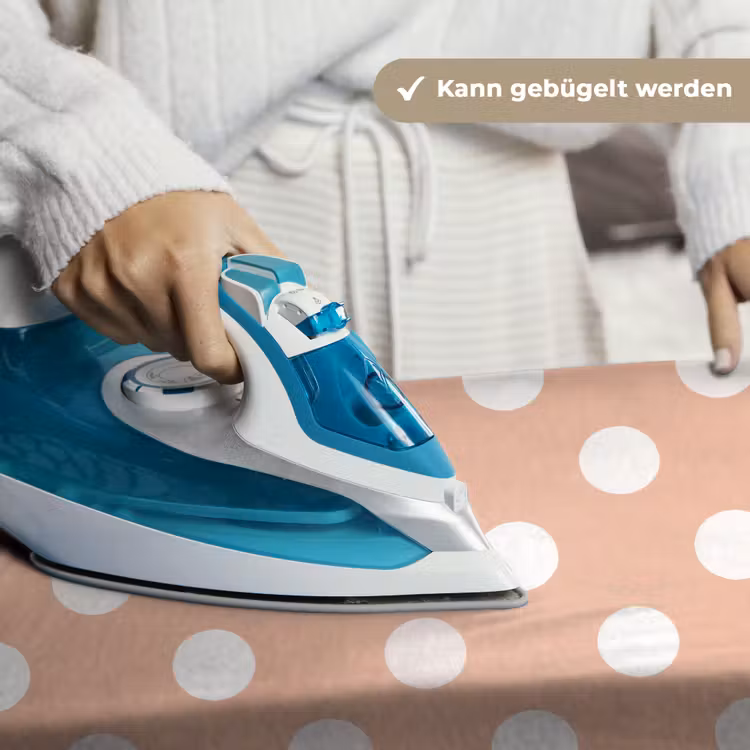 Klassiek - Polka - Perzik Wandkleed katoen klein 269 -tsfeer9_DE