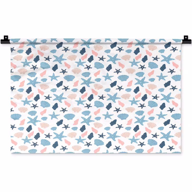 Klein - Oceaan - Rif - Multi Wandkleed katoen klein 269 -zz3d