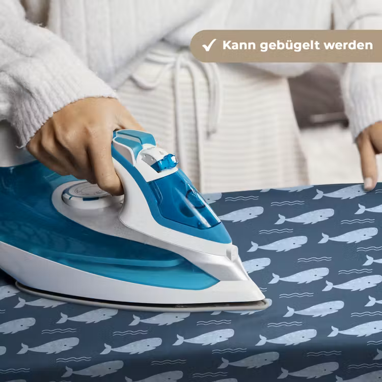 Klein - Oceaan - Golven - Blauw Wandkleed katoen klein 269 -tsfeer9_DE