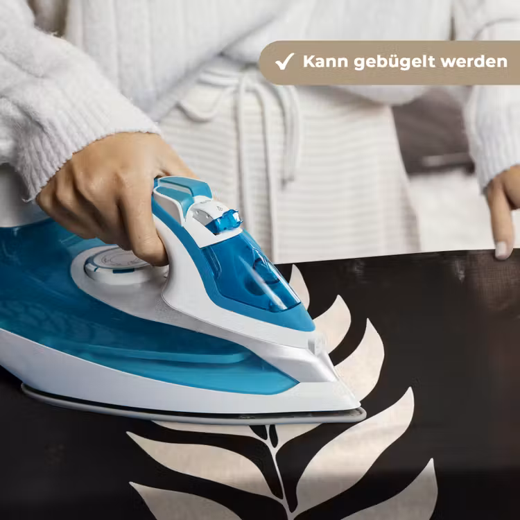 Blad - Wit - Minimalistisch Wandkleed katoen klein -tsfeer9_DE