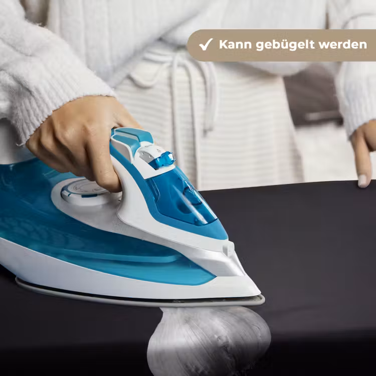 Knoflook - Zwart - Wit Wandkleed katoen klein -tsfeer9_DE