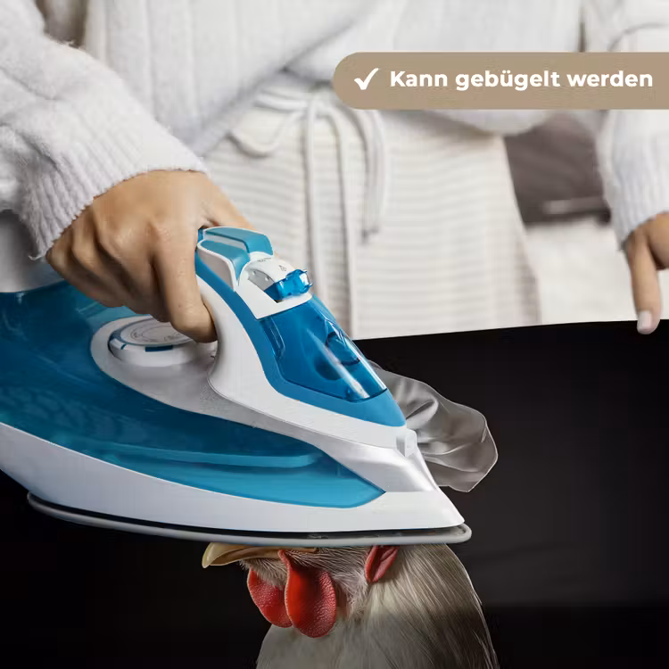 Kok - Rood - Kip Wandkleed katoen klein -tsfeer9_DE