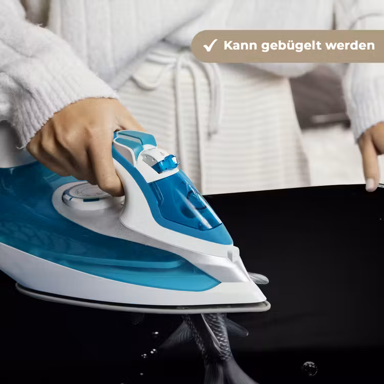 Koi - Vissen - Water - Zwart Wandkleed katoen klein -tsfeer9_DE