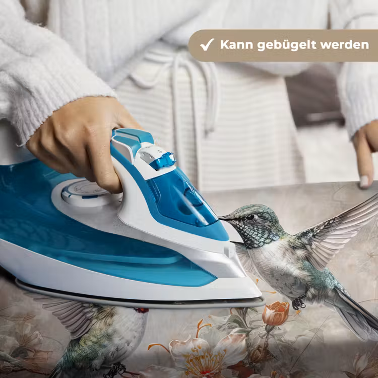 Kolibrie - Vogels - Bloemen - Planten Wandkleed katoen klein -tsfeer9_DE
