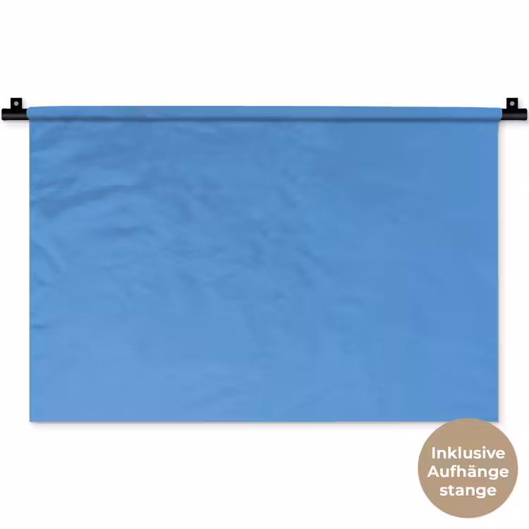 Cornflower - Blue - Blauw Wandkleed katoen klein 269 -t3d_DE
