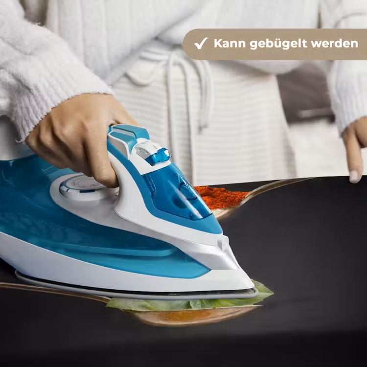 Kruiden - Lepel - Specerijen - Zwart - Italiaans Wandkleed katoen klein -tsfeer9_DE