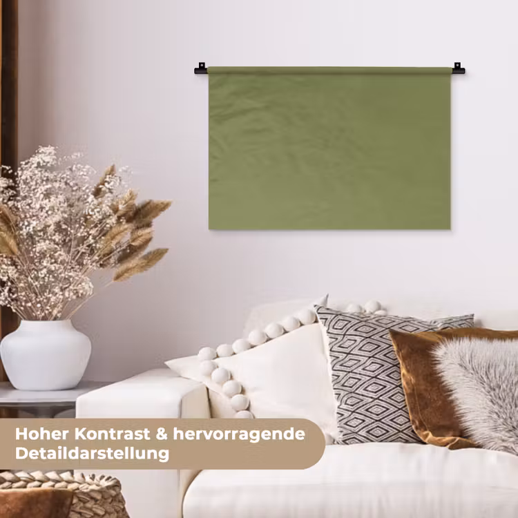 Herbal - Matcha - Groen Wandkleed katoen klein 269 -tsfeer1_DE