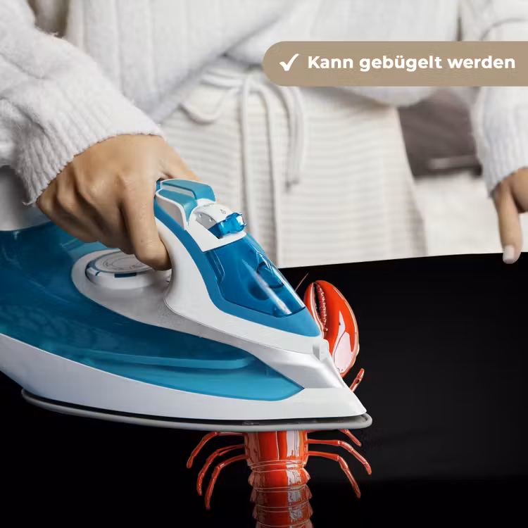 Kreeft - Glossier Rood - Zwart Wandkleed katoen klein -tsfeer9_DE