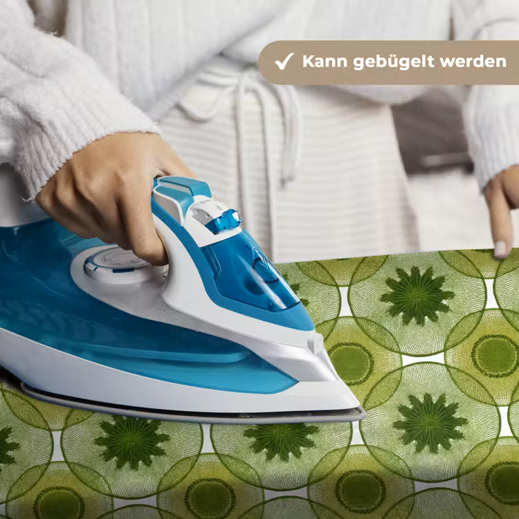 Cirkels - Patroon - Groen Wandkleed katoen klein 269 -tsfeer9_DE
