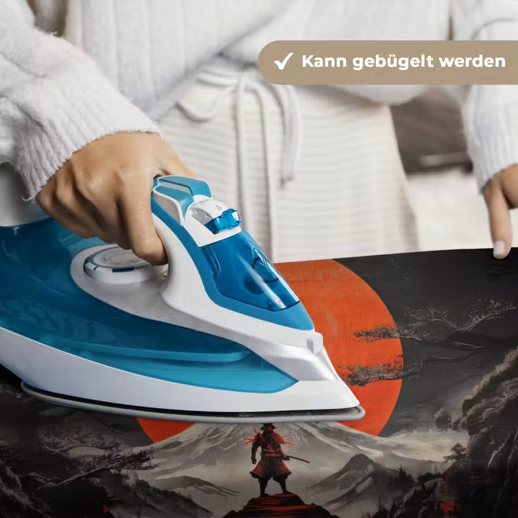 Krijger - Rode trappen - Zon - Berg Wandkleed katoen klein -tsfeer9_DE