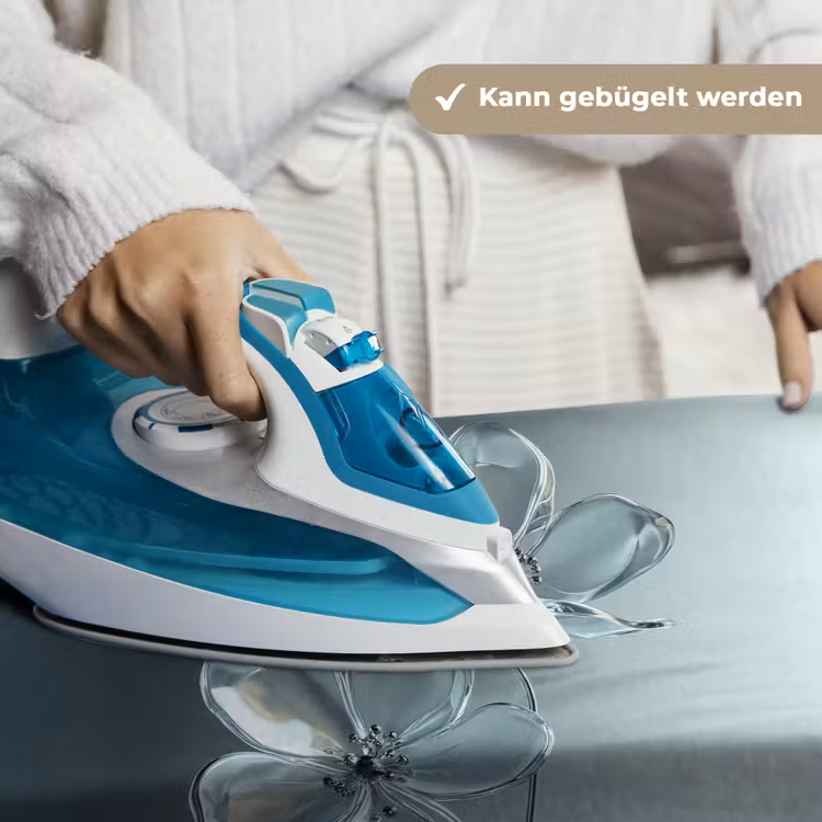 Kristal - Bloemen - Grijs Wandkleed katoen klein -tsfeer9_DE