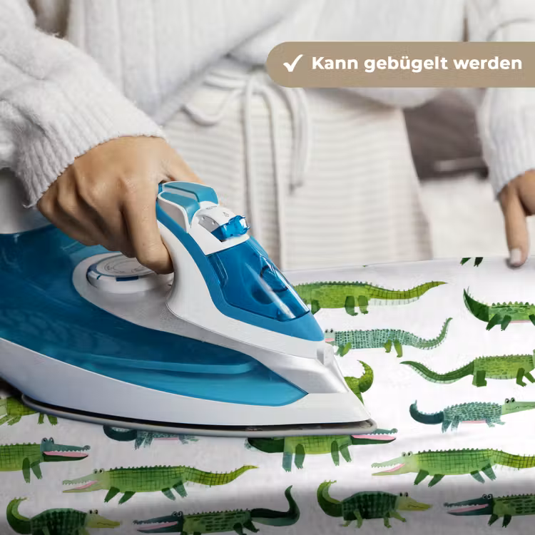 krokodillen - Speels - Groen Wandkleed katoen klein 269 -tsfeer9_DE