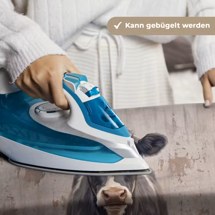 Koe - Portret - Dieren - Modern Wandkleed katoen klein -tsfeer9_DE