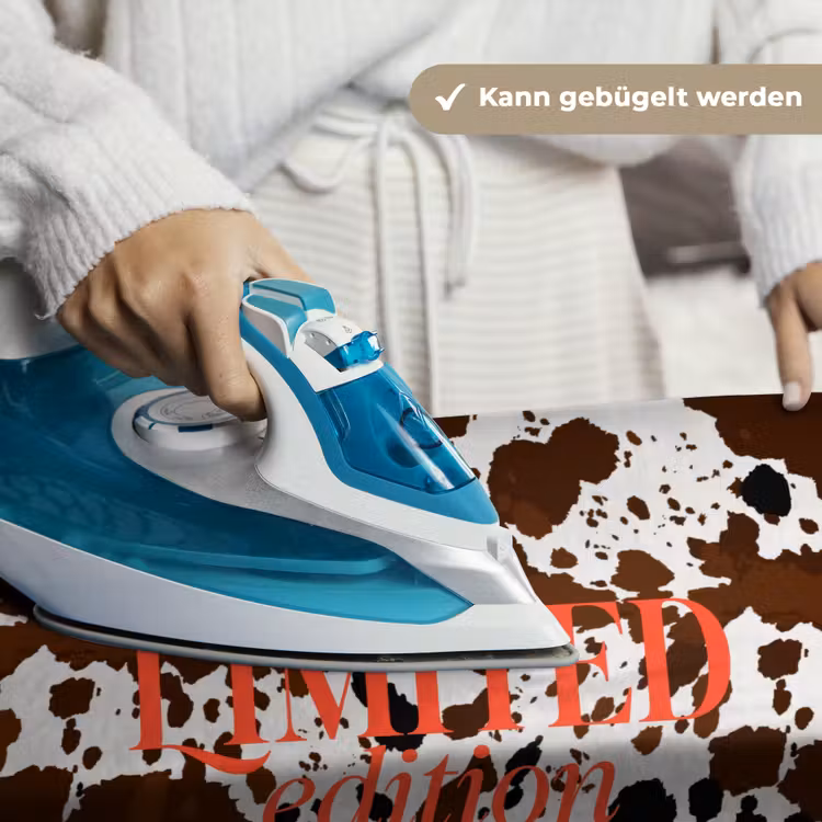 Koeienprint - Limited edition - Rood Wandkleed katoen klein -tsfeer9_DE