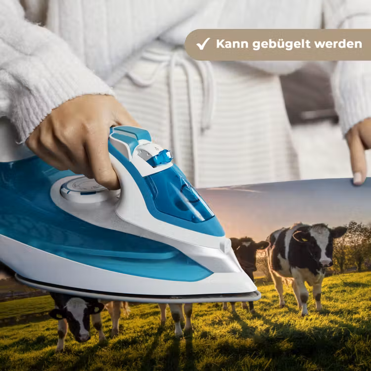 Koeien - Zon - Gras - Dieren - Boerderij Wandkleed katoen klein -tsfeer9_DE