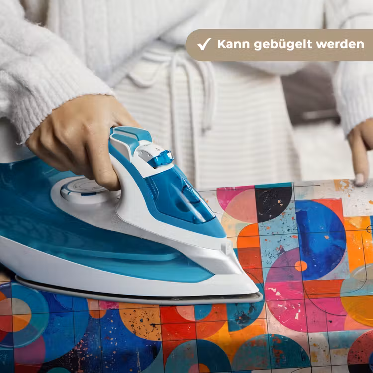 Kunst - Geometrisch - Abstract - Kleurrijk Wandkleed katoen klein -tsfeer9_DE