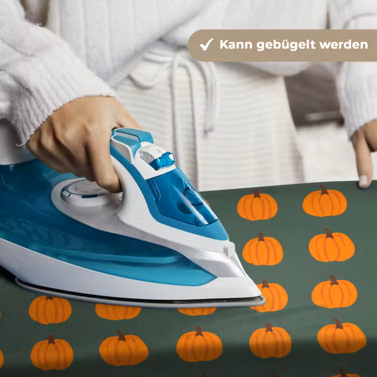 Pompoen - Patroon - Oranje Wandkleed katoen klein 269 -tsfeer9_DE