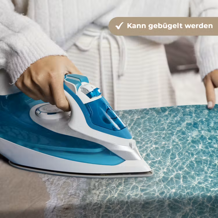 Kust - Zand - Blauw Wandkleed katoen klein -tsfeer9_DE