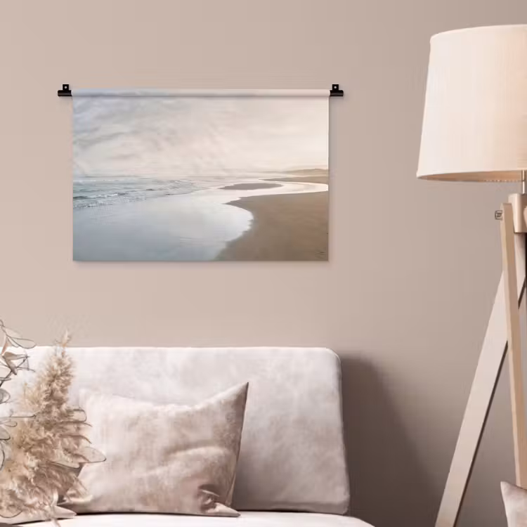 Kustlijn - Strand - Oceaan Wandkleed katoen klein -sfeer4