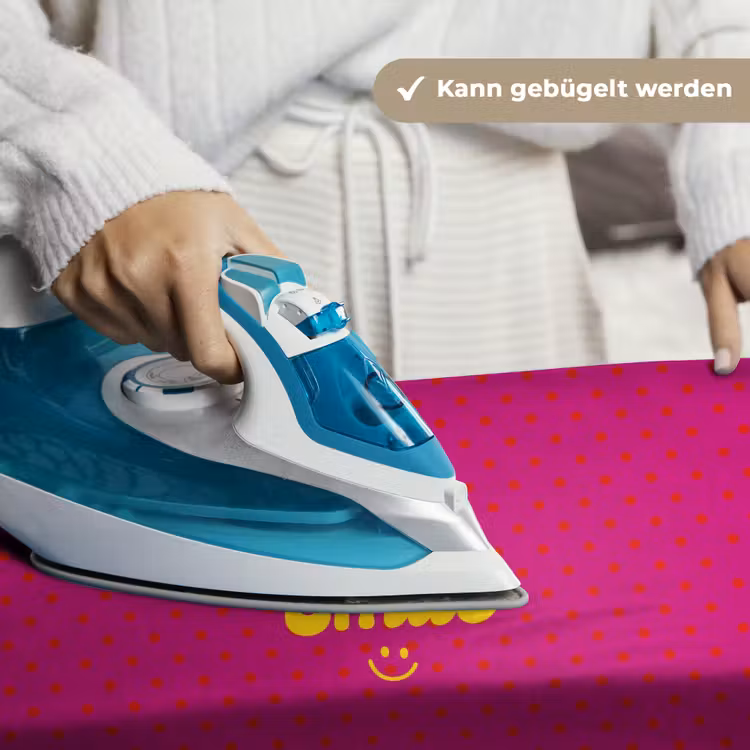 Smile - Stippen - Roze Wandkleed katoen klein -tsfeer9_DE