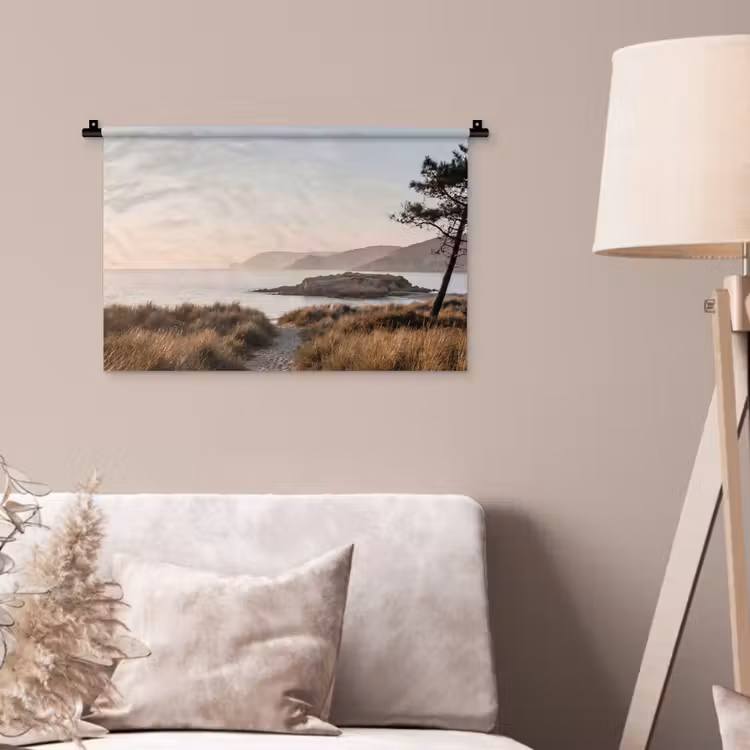 Landschap - Kust - Duinen Wandkleed katoen klein -sfeer4