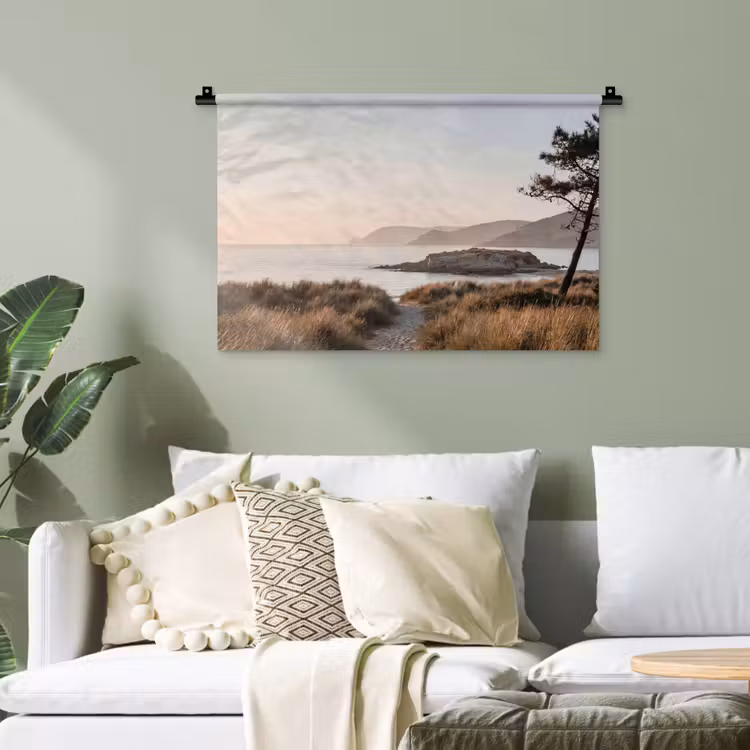 Landschap - Kust - Duinen Wandkleed katoen klein -sfeer7