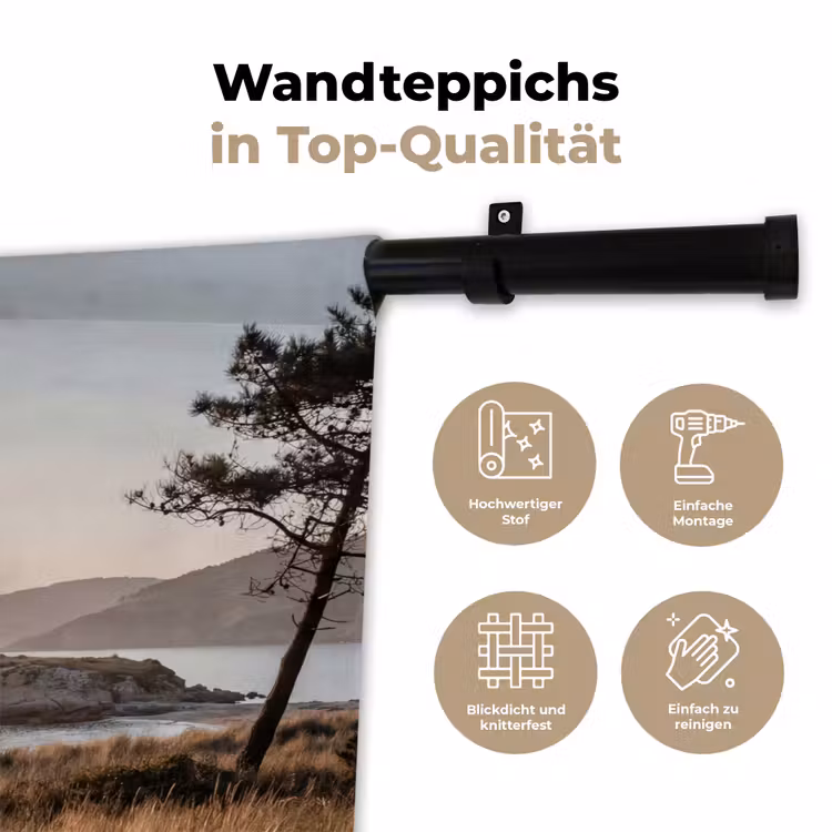 Landschap - Kust - Duinen Wandkleed katoen klein -tsfeer2_DE