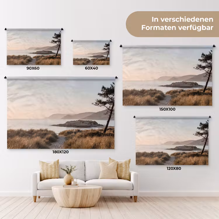 Landschap - Kust - Duinen Wandkleed katoen klein -tsfeer8_DE