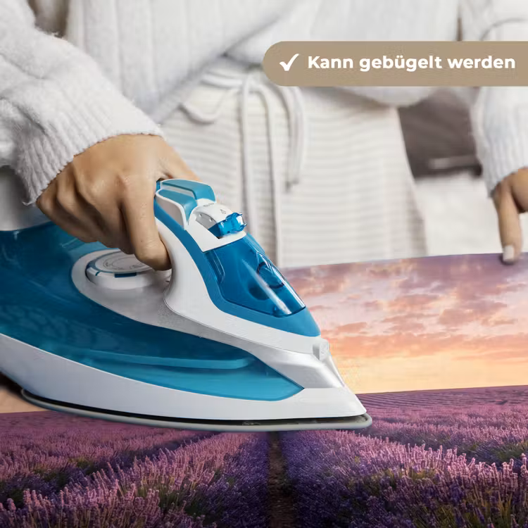 Landschap - Lavendelveld - Paars Wandkleed katoen klein -tsfeer9_DE