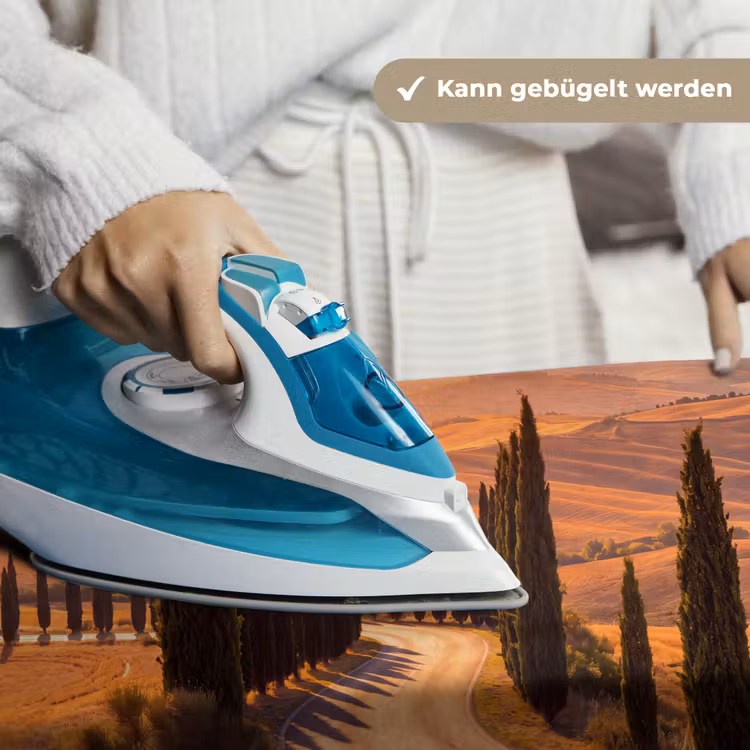 Landschap - Weg - Bomen - Natuur - Goud Wandkleed katoen klein -tsfeer9_DE