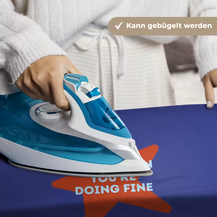 Slow down you're doing fine - Ster - Blauw Wandkleed katoen klein -tsfeer9_DE