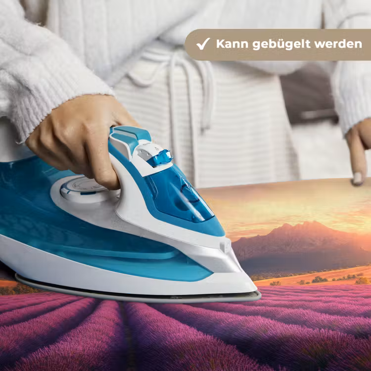 Lavendelveld - Zonsondergang - Paars Wandkleed katoen klein -tsfeer9_DE
