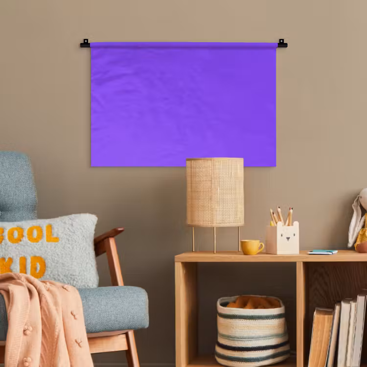 Vivid - Violet - Paars Wandkleed katoen klein 269 -wsfeer4_kind