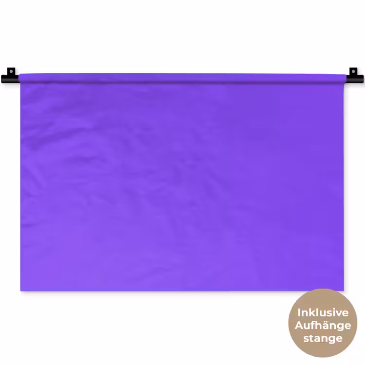 Vivid - Violet - Paars Wandkleed katoen klein 269 -t3d_DE