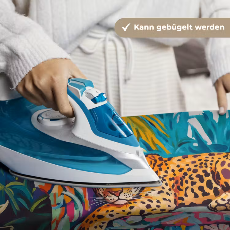 Luipaard - Kleurrijk - Tropisch Wandkleed katoen klein -tsfeer9_DE