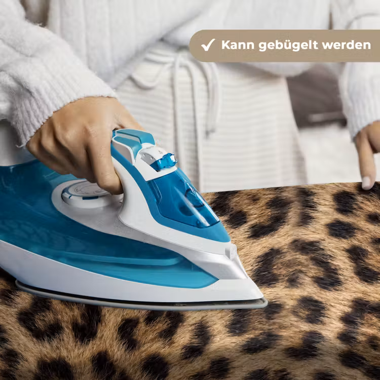 Luipaard - Vacht - Klassiek - Bruin Wandkleed katoen klein -tsfeer9_DE