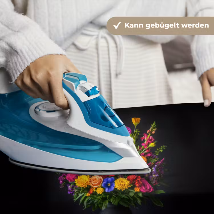Felgekleurd - Bloemen - Vaas Wandkleed katoen klein -tsfeer9_DE