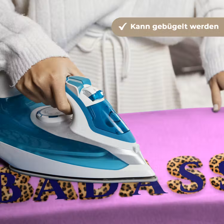 Felroze - Badass - Panterprint - Schaduw Wandkleed katoen klein -tsfeer9_DE