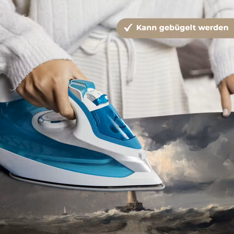 Vuurtoren - Golven - Storm Wandkleed katoen klein -tsfeer9_DE