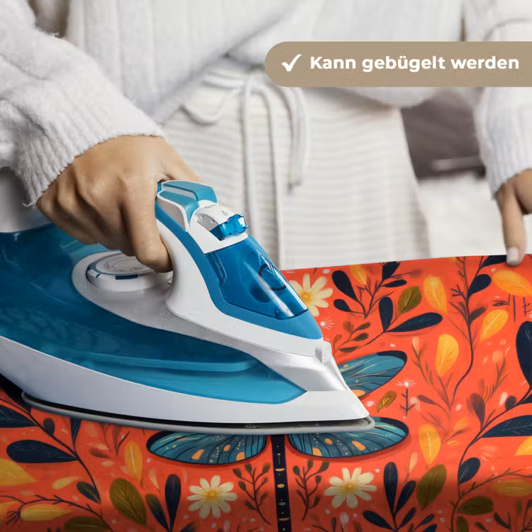 Libel - Blauw - Vleugels - Bladeren Wandkleed katoen klein -tsfeer9_DE