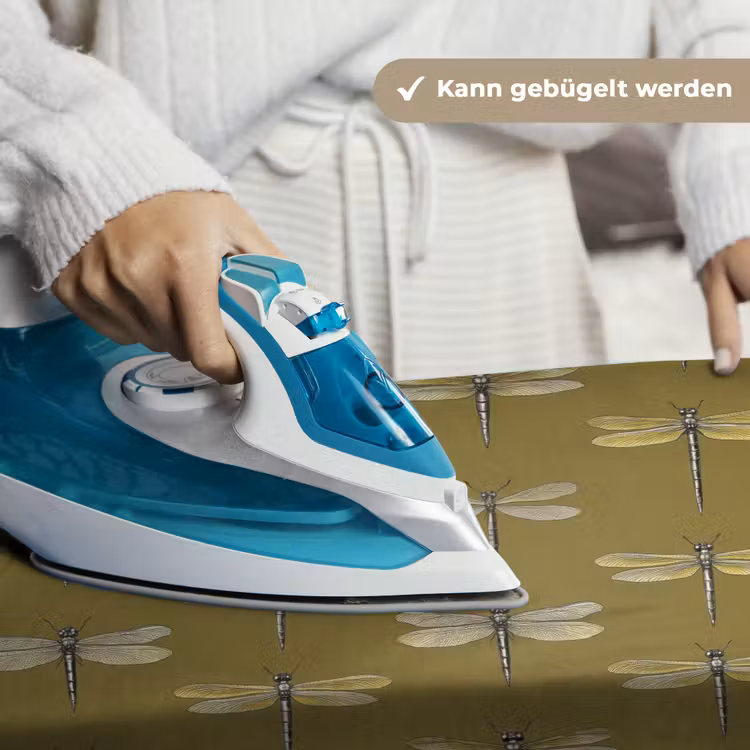 Libellen - Patroon - Groen Wandkleed katoen klein 269 -tsfeer9_DE