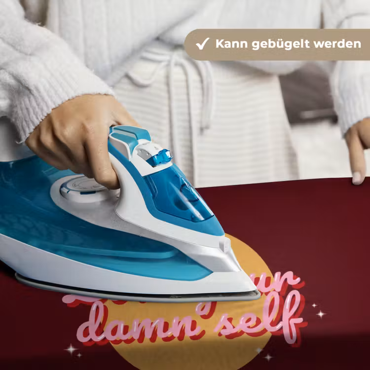 love your damn self - Cirkel - Glitter - Rood Wandkleed katoen klein -tsfeer9_DE