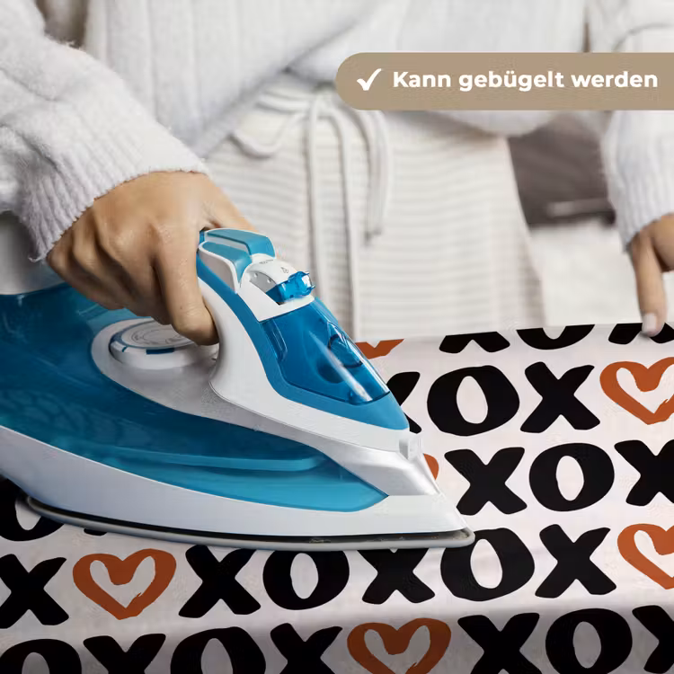 Liefde - Patroon - Typografie Wandkleed katoen klein 269 -tsfeer9_DE