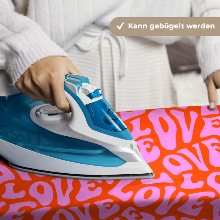 Love - Roze - Valentijn - Rood Wandkleed katoen klein 269 -tsfeer9_DE