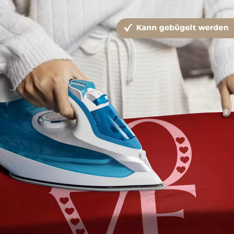 Love - Rood - Hatjes Wandkleed katoen klein -tsfeer9_DE
