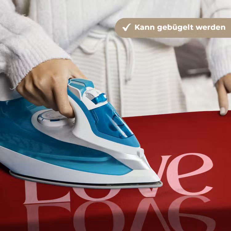 Love - Spiegeling - Rood Wandkleed katoen klein -tsfeer9_DE