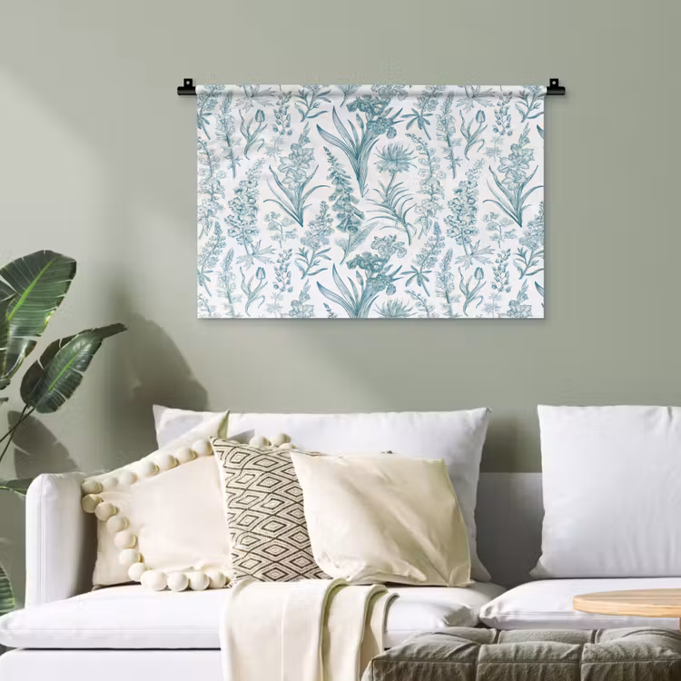 Lovely - Garden - Emerald Wandkleed katoen klein 269 -sfeer7